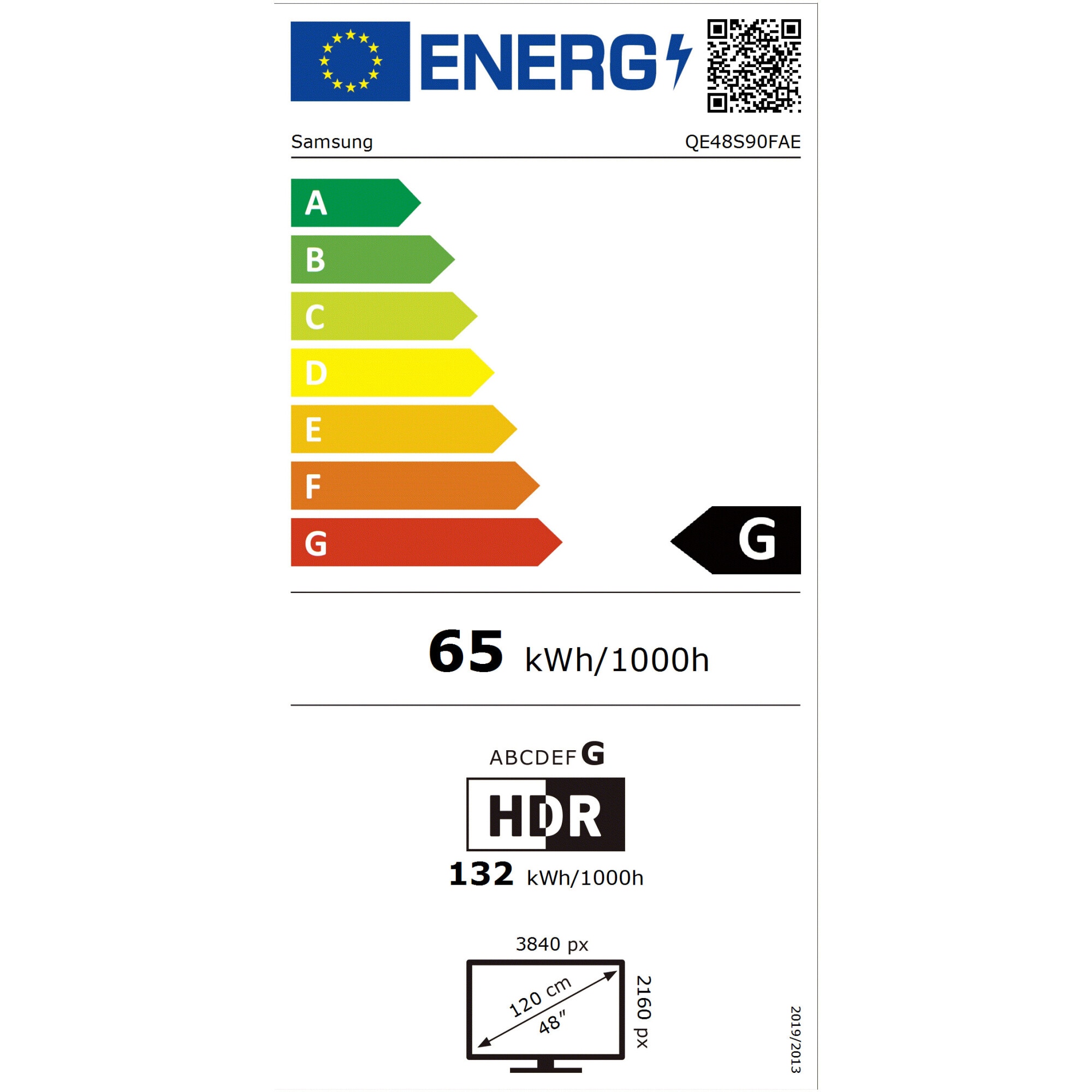Televizor SAMSUNG OLED 48S90F, 120 cm, Smart, 4K Ultra HD, 100 Hz, Clasa G (Model 2025)