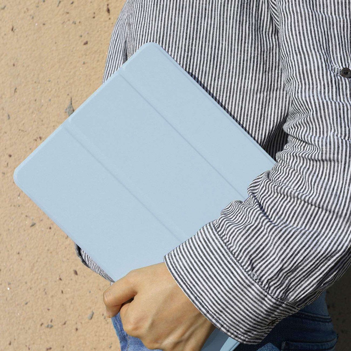 Husa pentru tableta, Healife, pentru iPad 9 (2022), 10,2 inchi / iPad 8 (2020), 10,2 inchi / iPad 7 (2019), 10,2 inchi / iPad Air 3, 10,5 inchi / iPad Pro 10,5 inchi, Silicon, Albastru