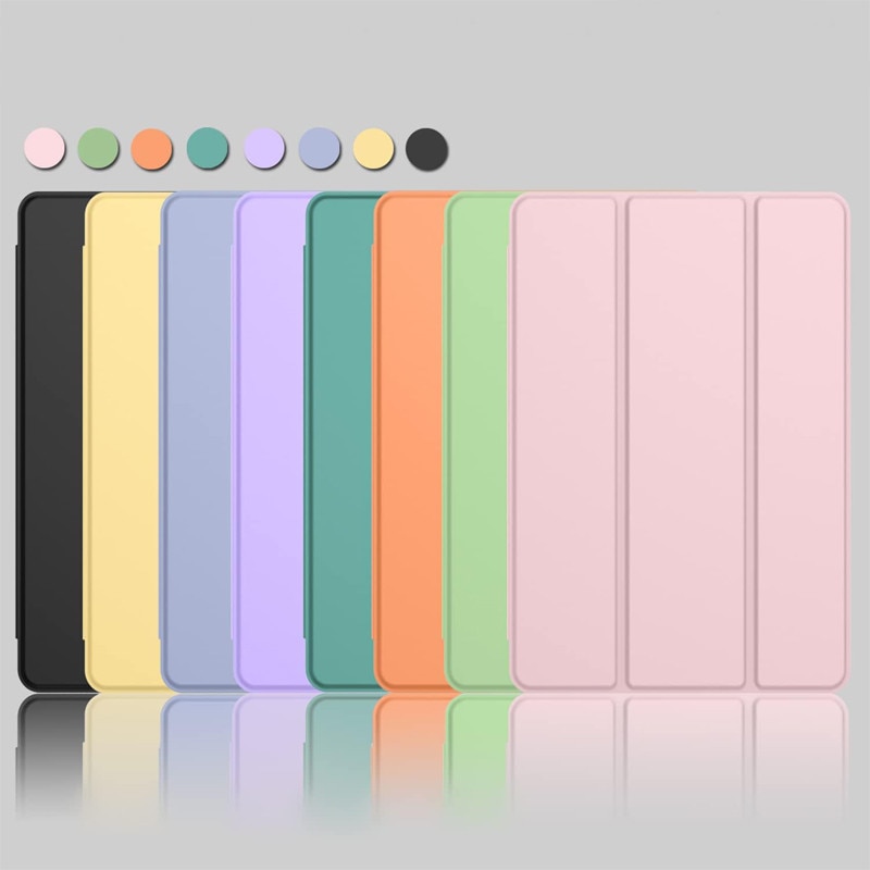 Husa tip Carte cu Suport Pix pentru Apple iPad 5/6, iPad 2017/2018, iPad Air 1/2, 9.7 inch,, Protectie completa, Pliabila, Roz