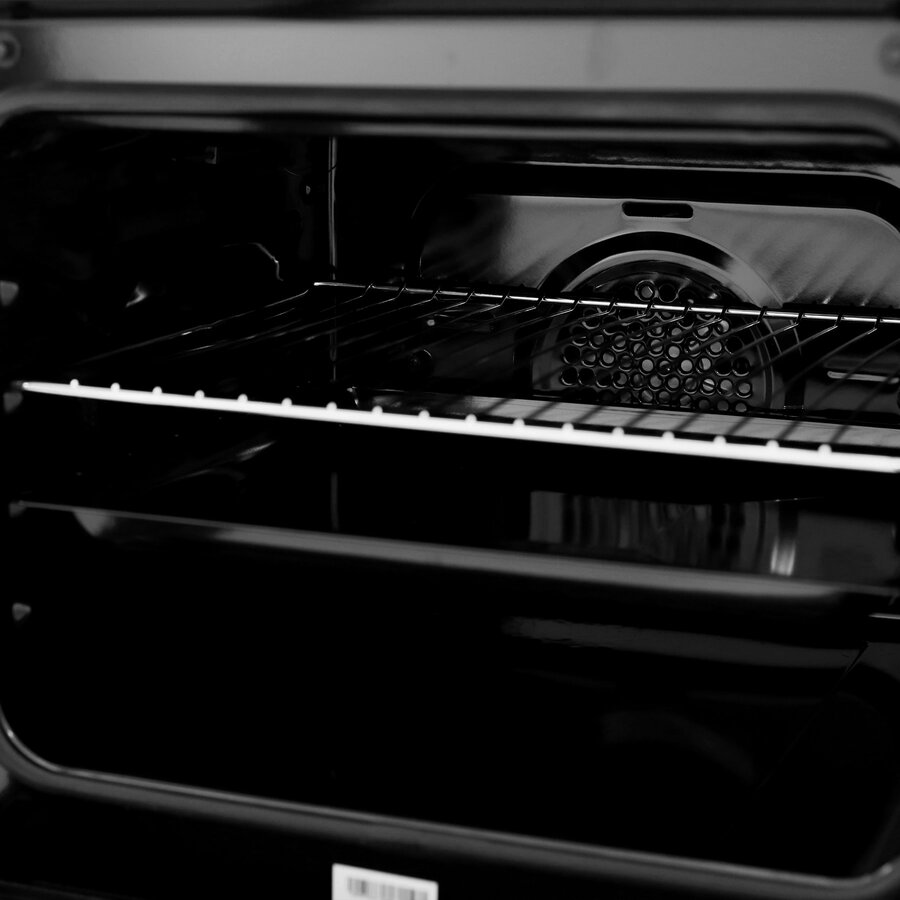 Aragaz electric Samus SM664VTE INOX, Plita vitroceramica, 4 zone de gatit, 10 functii cuptor, Grill, Convectie 3D, 56 L, Timer, 59.8x61 cm, Inox