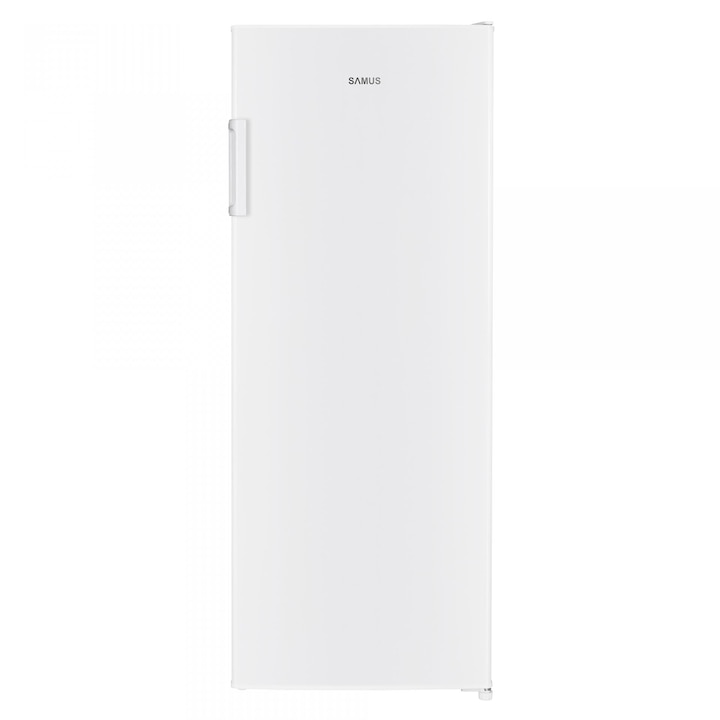Frigider Racitor Samus SR296E, 242 L, Clasa energetica E, Termostat reglabil, 5 rafturi, H 142.6 cm, Alb