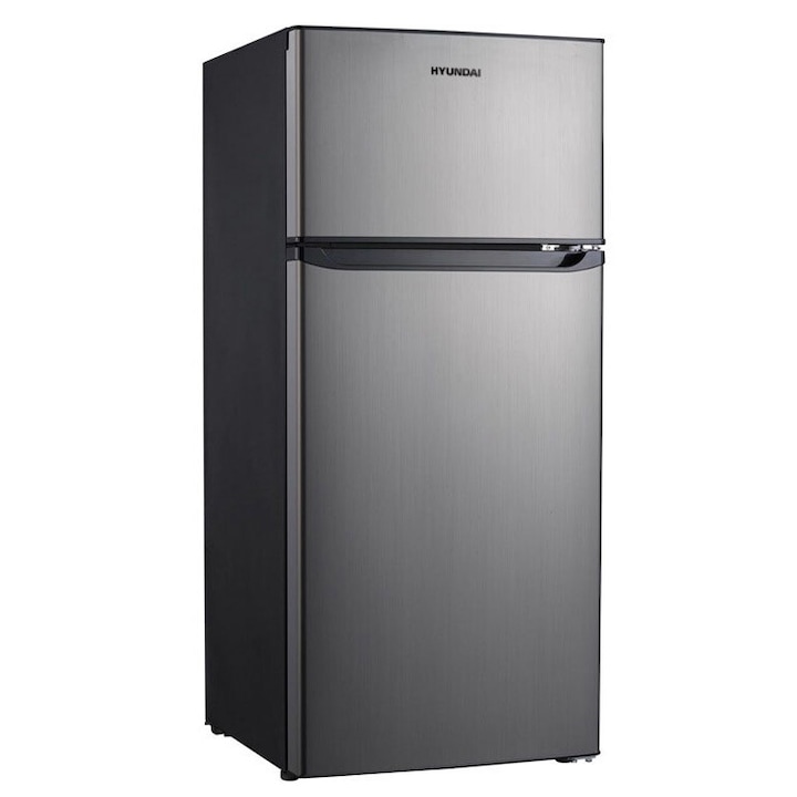 Frigider cu doua usi Hyundai HRD24-2934X/NF, No Frost, H 152 cm, L 60 cm, 283 l, Clasa E, Inox