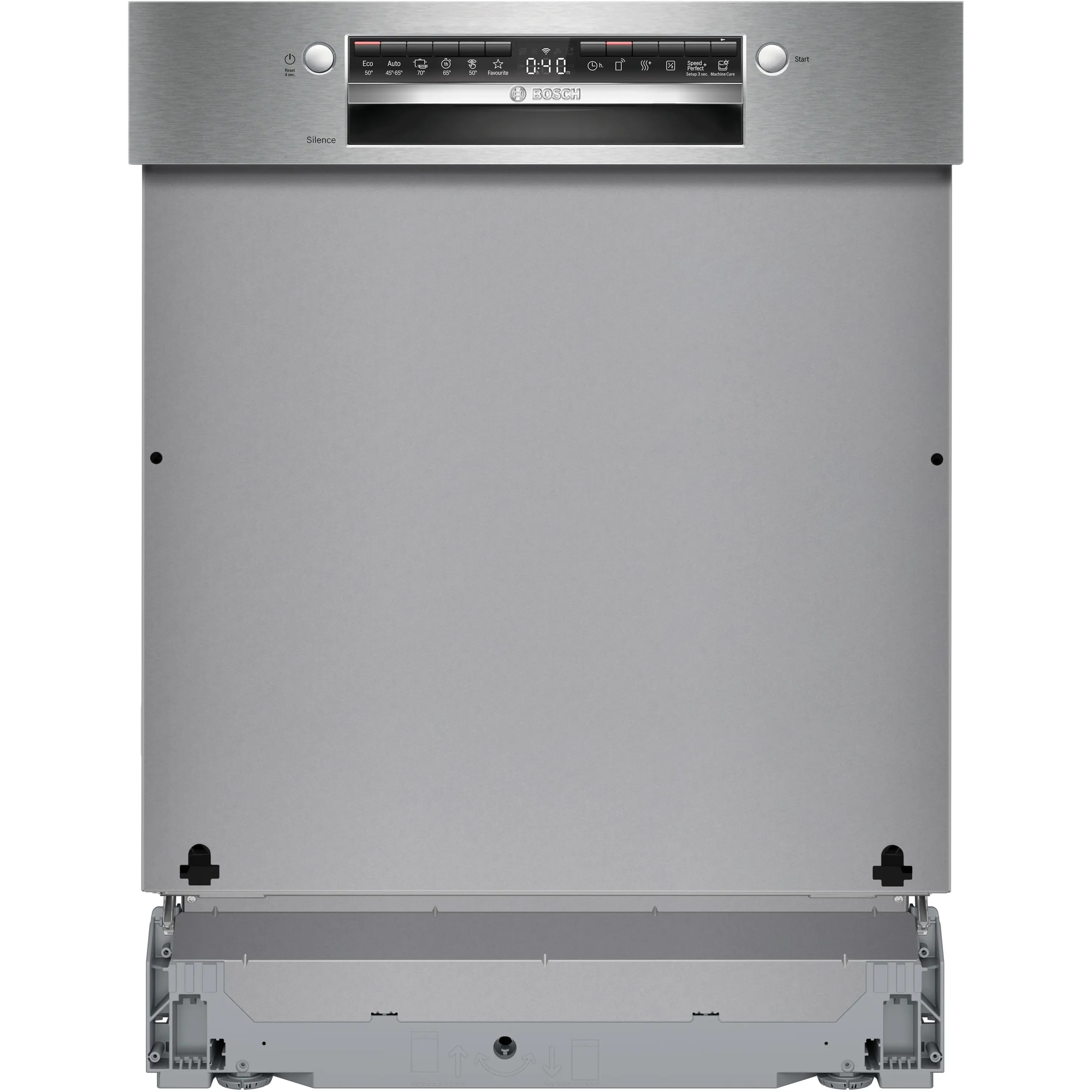 Masina de spalat vase incorporabila Bosch SMI4HVS14E, 14 seturi, 6 programe, Clasa C, EcoSilence Drive, Home Connect, Pornire programabila, DosageAssist