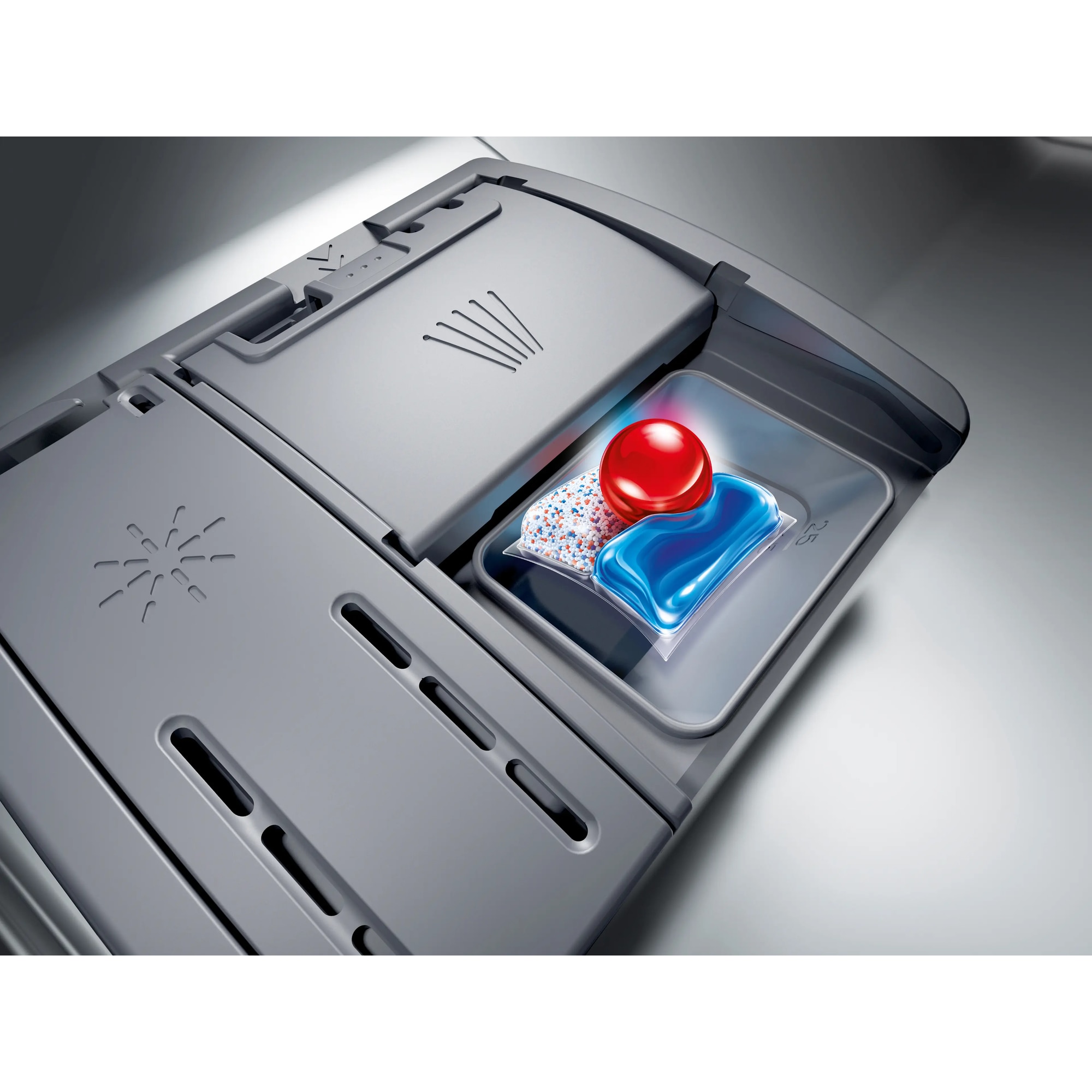 Masina de spalat vase incorporabila Bosch SMI4HVS14E, 14 seturi, 6 programe, Clasa C, EcoSilence Drive, Home Connect, Pornire programabila, DosageAssist