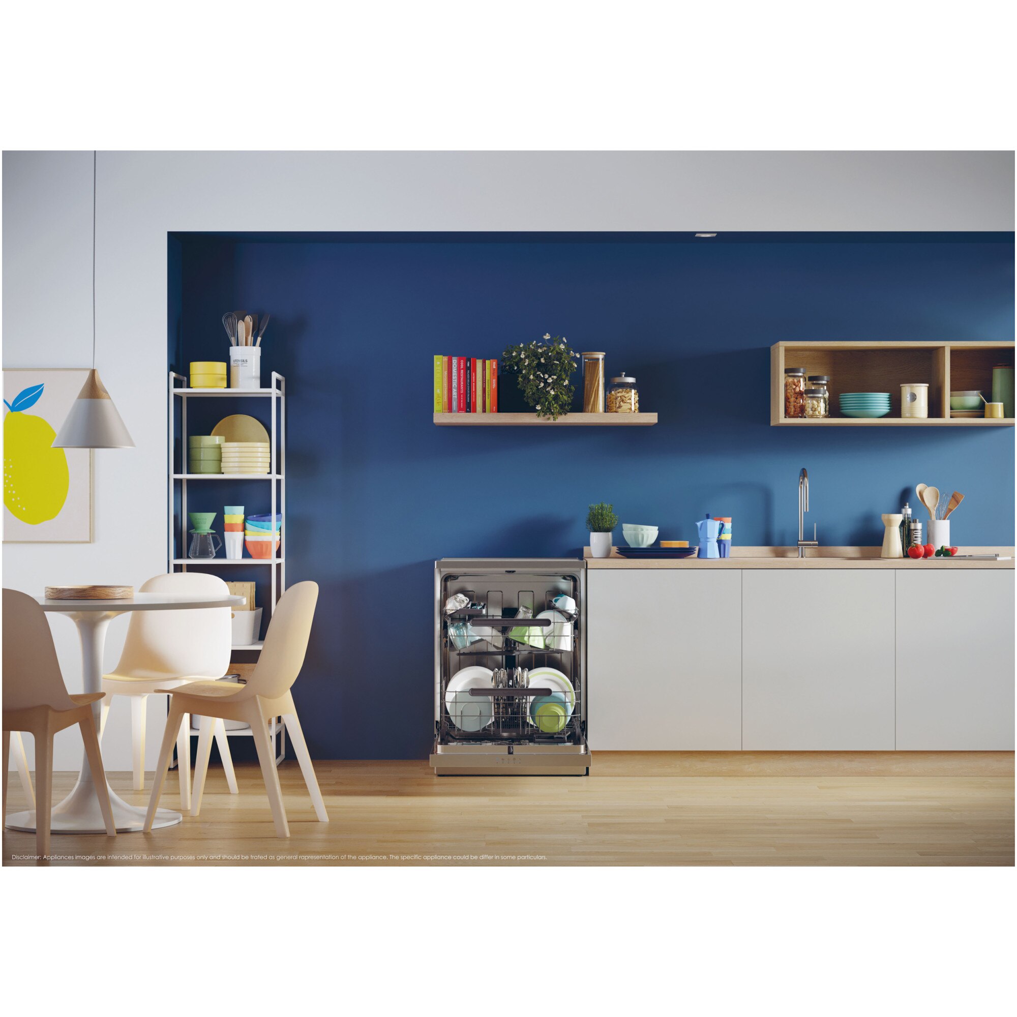 Masina de spalat vase Candy Rapido CF 4C6F0X, 14 seturi, 8 programe, Clasa C, Wi-Fi, Wash & Dry 35', Motor Speed-Drive Inverter, Automatic Open Door, 60 cm, Inox