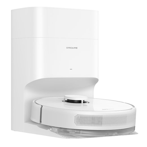Robot de aspirare cu mop Dreame D10 Plus Gen 2 RLD32GD, statie automata de golire 4l, 6000Pa, autonimie max 285 min, rezervor praf 0.57l, rezervor apa 0.235l, baterie 5200mAh, alb