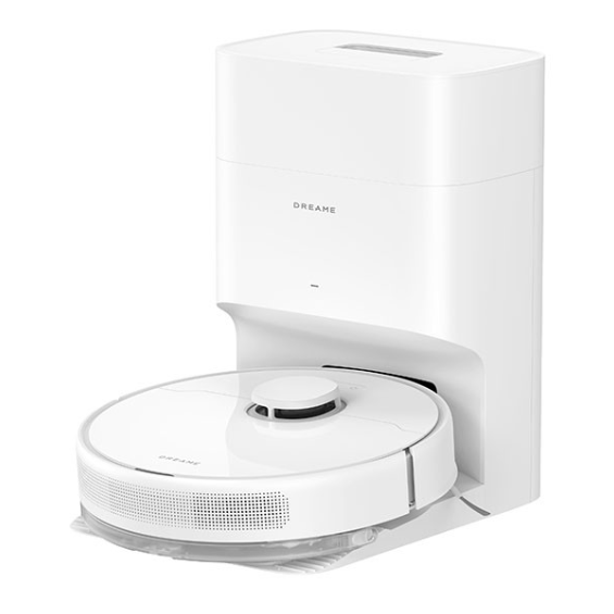 Robot de aspirare cu mop Dreame D10 Plus Gen 2 RLD32GD, statie automata de golire 4l, 6000Pa, autonimie max 285 min, rezervor praf 0.57l, rezervor apa 0.235l, baterie 5200mAh, alb