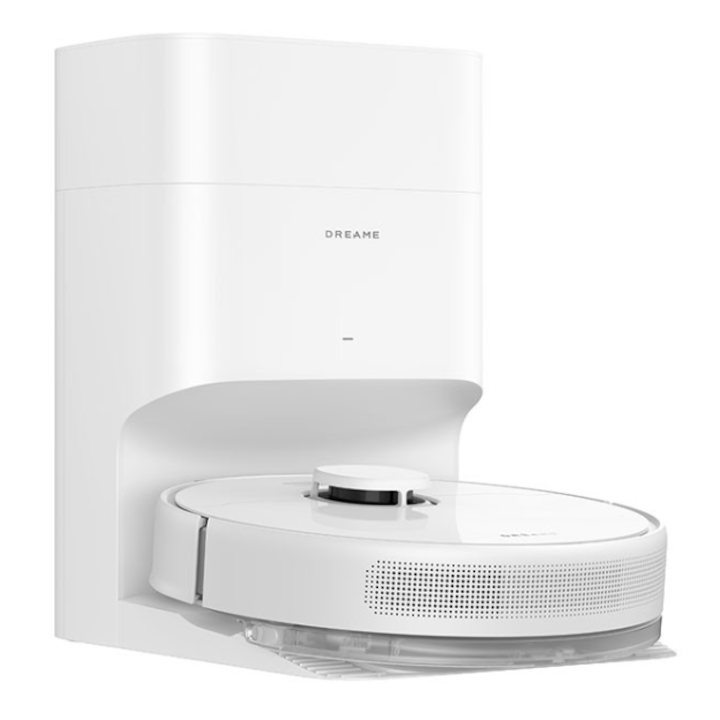 Robot de aspirare cu mop Dreame D10 Plus Gen 2 RLD32GD, statie automata de golire 4l, 6000Pa, autonimie max 285 min, rezervor praf 0.57l, rezervor apa 0.235l, baterie 5200mAh, alb