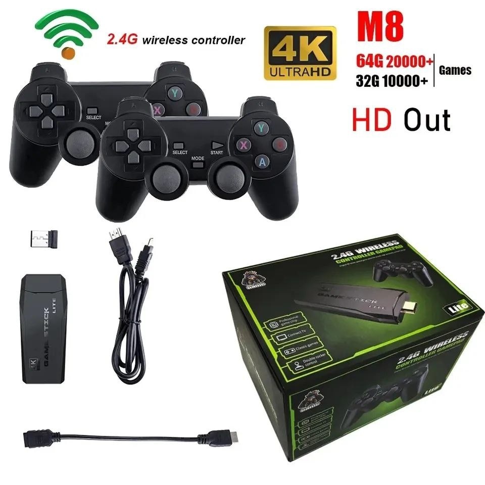 Set Consola cu 2 pad-uri, HDMI, USB 2, Negru