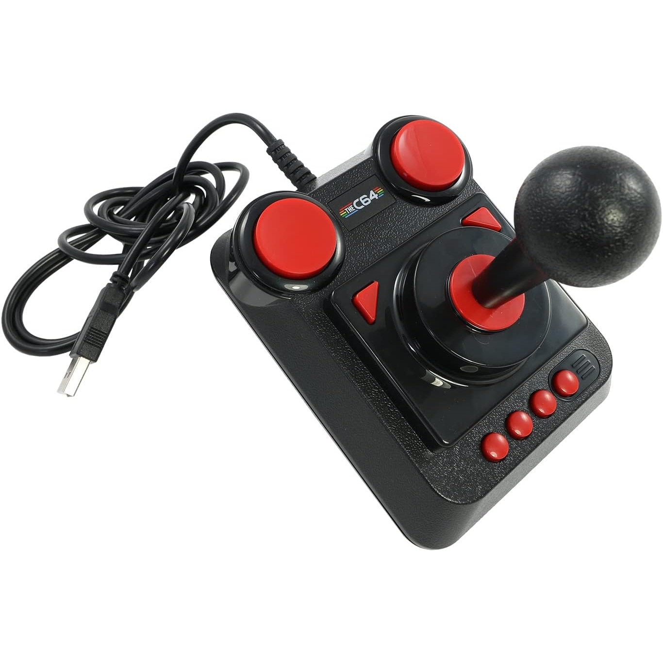 Consolă de jocuri de birou, Commodore C64 Maxi, HD 720p, 64 de jocuri încorporate, Retro, Gri
