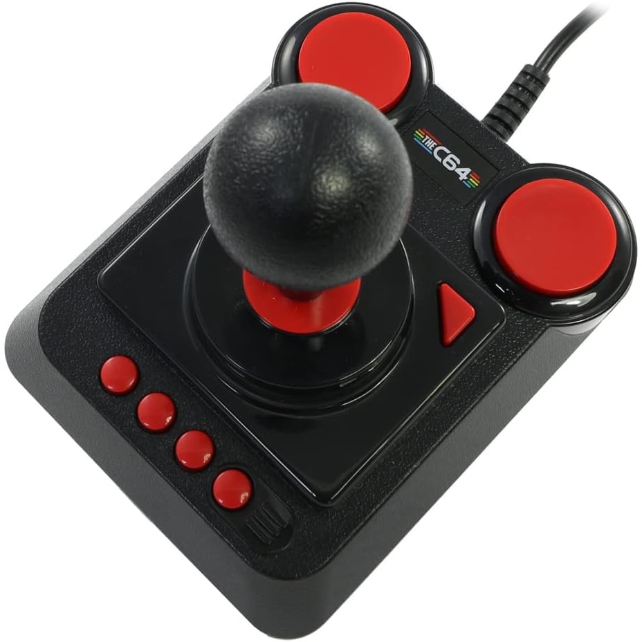 Consolă de jocuri de birou, Commodore C64 Maxi, HD 720p, 64 de jocuri încorporate, Retro, Gri