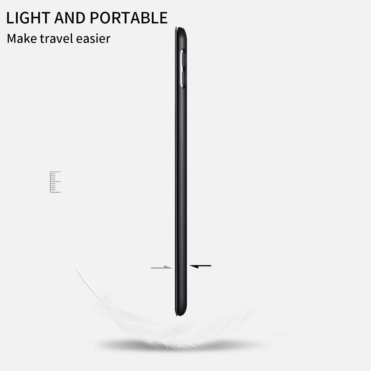 Husa tableta Healife pentru iPad 9,8,7 10.2" / Air 3 / Pro 10.5", negru
