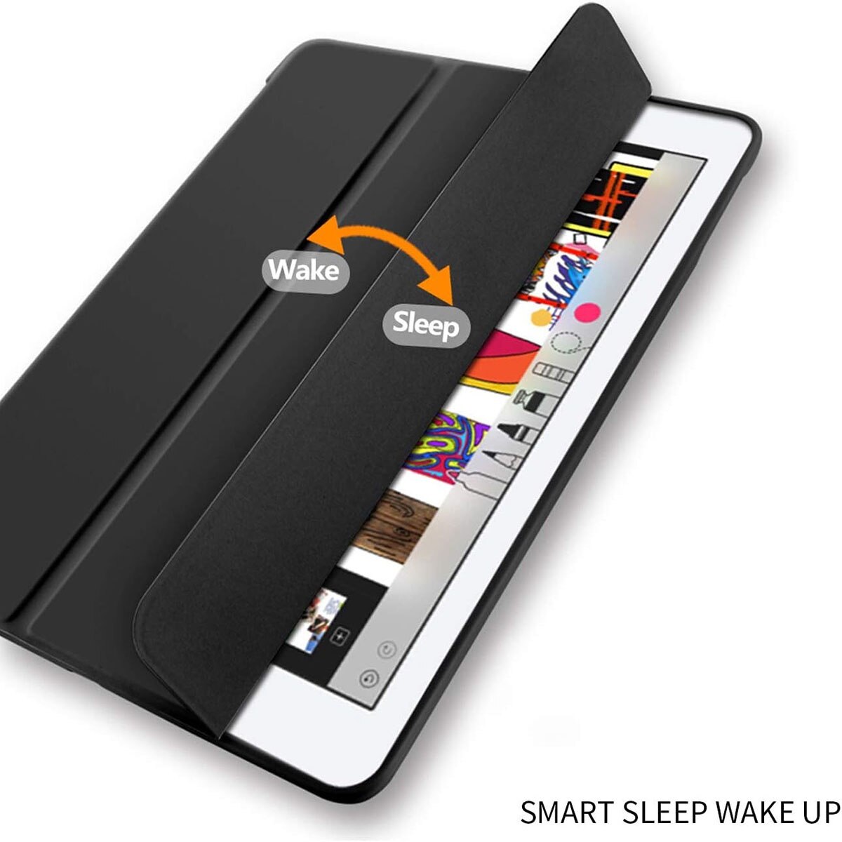 Husa tableta Healife pentru iPad 9,8,7 10.2" / Air 3 / Pro 10.5", negru