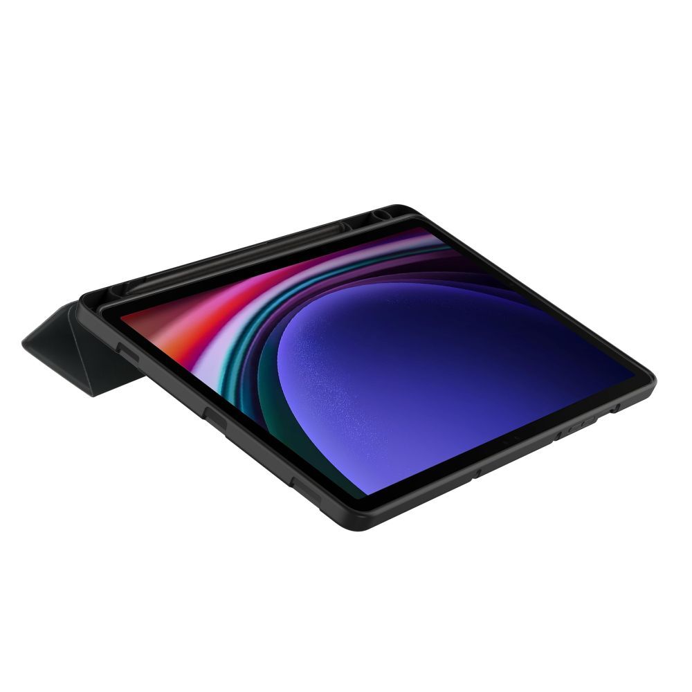 Tablete Samsung Galaxy Tab S10 Lite 10,9 inch (SM-X400, SM-X406) - husă inteligentă neagră cu suport pentru creion