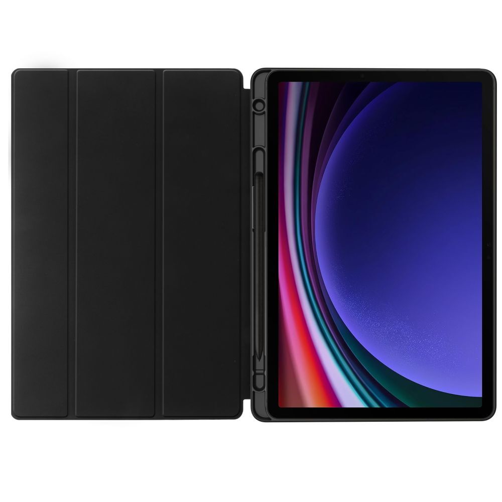 Tablete Samsung Galaxy Tab S10 Lite 10,9 inch (SM-X400, SM-X406) - husă inteligentă neagră cu suport pentru creion