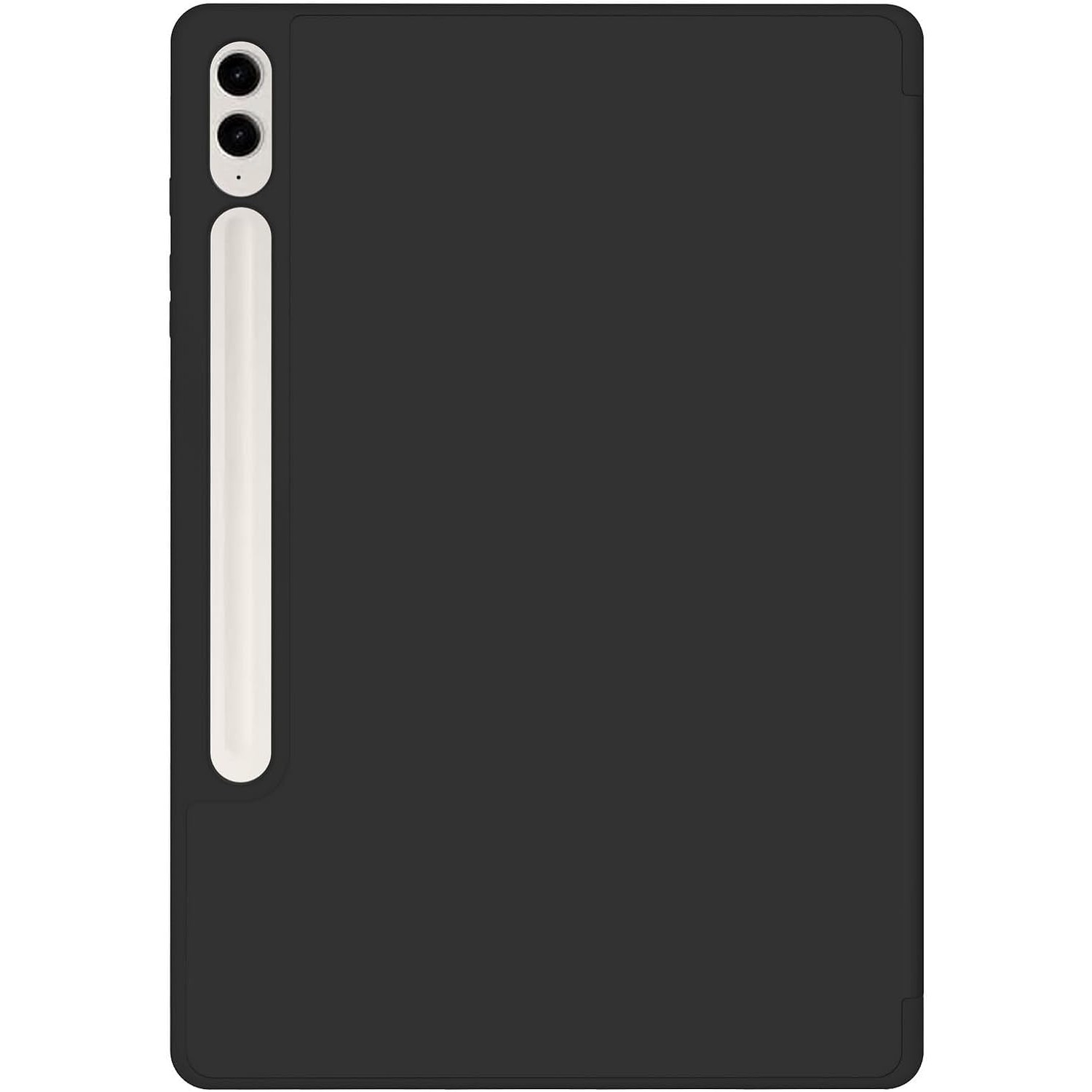 Husa Ultra Slim, pentru Samsung Galaxy Tab S10+ / S9 (FE) Plus 12.4″, TPU Smart Cover - Negru