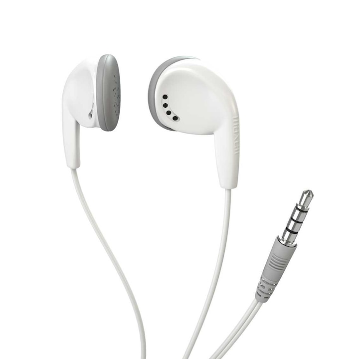 Casti Maxell - 3,5 mm jack - 120 cm - Alb