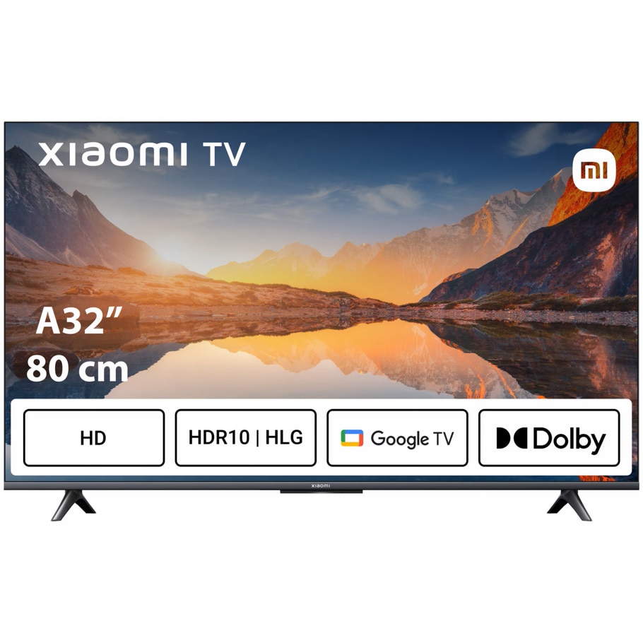 Televizor Xiaomi LED A, 80 cm, Smart Google TV, HD, Clasa E