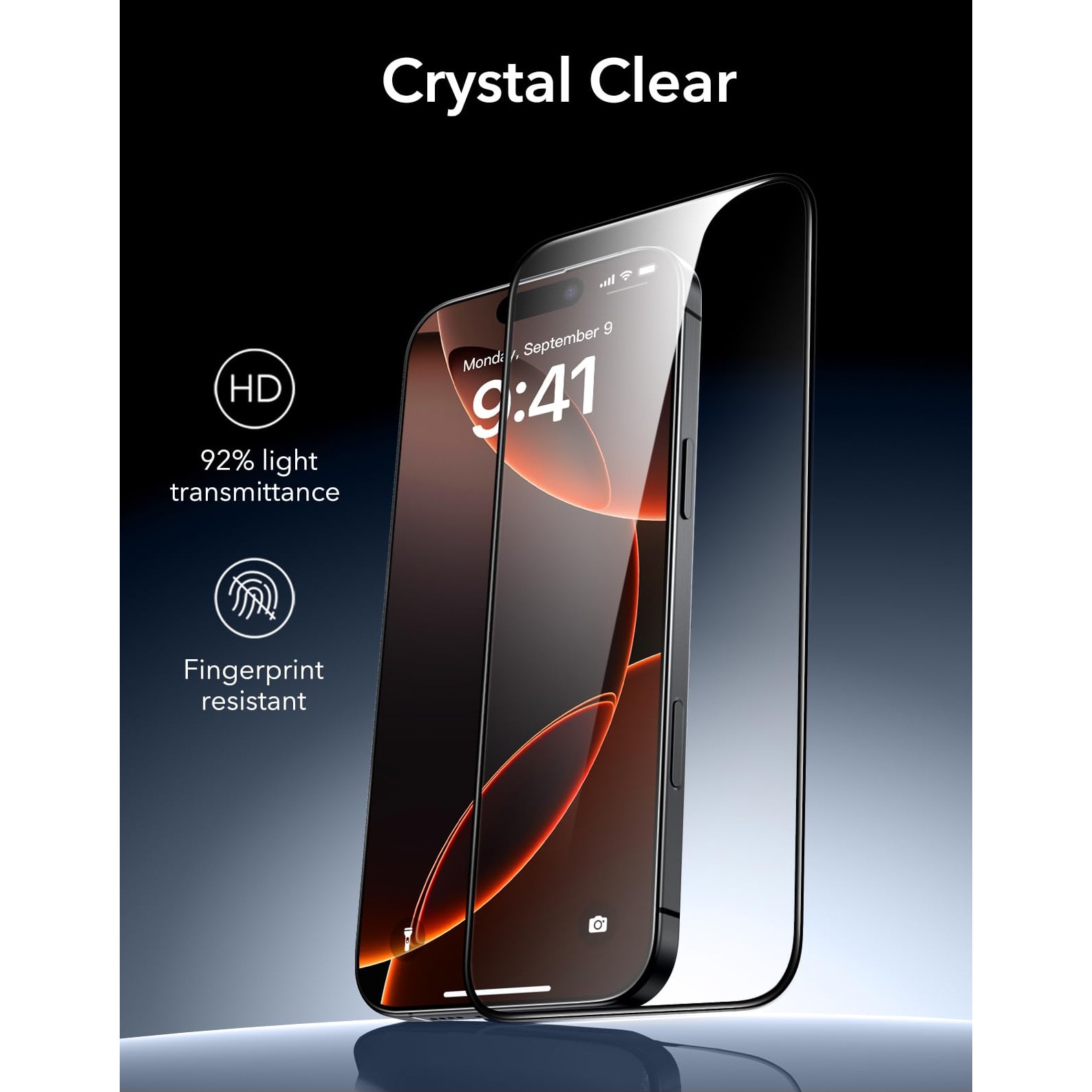 Set 2 Folii Protectie pentru iPhone 17 Air, Sticla Temperata 9H+, Claritate Super HD, Tratament Oleofob si Anti-Amprente