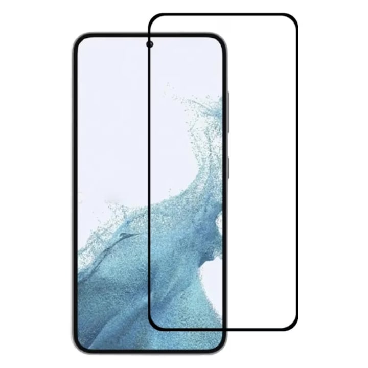 Folie sticla MatTech, Compatibila cu iPhone 17 / 17 Pro / 16 Pro, Lipire pe Toata Suprafata, 9H Protection Technology, Claritate Premium Full HD, Full Glue, Margini Negre