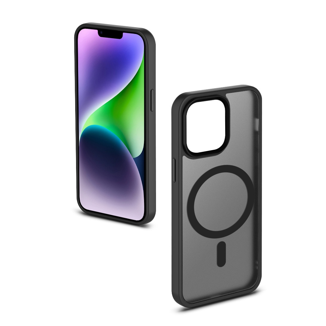 Husa de Protectie, Compatibila Apple iPhone 13 Pro, Doctor Shield Fantom, MagSafe - Negru