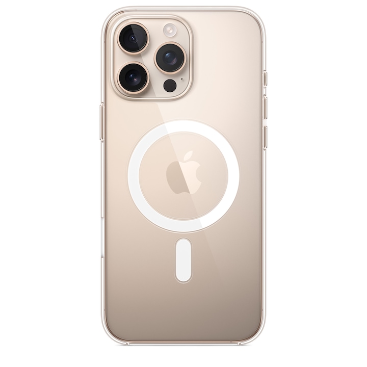 Husa de protectie Apple Clear Case with MagSafe pentru iPhone 16 Pro Max