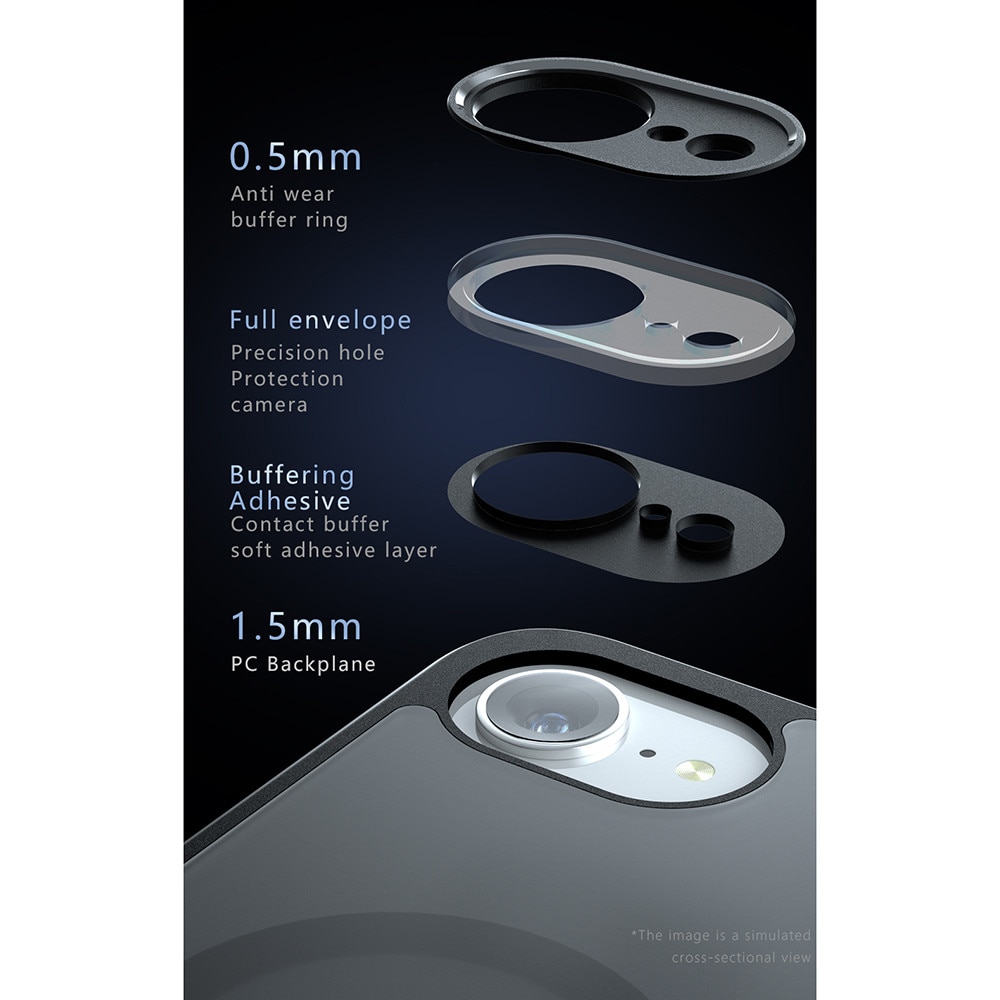 Husa pentru Samsung Galaxy A54 - Techsuit PureFrost MagSafe - Frosted Black