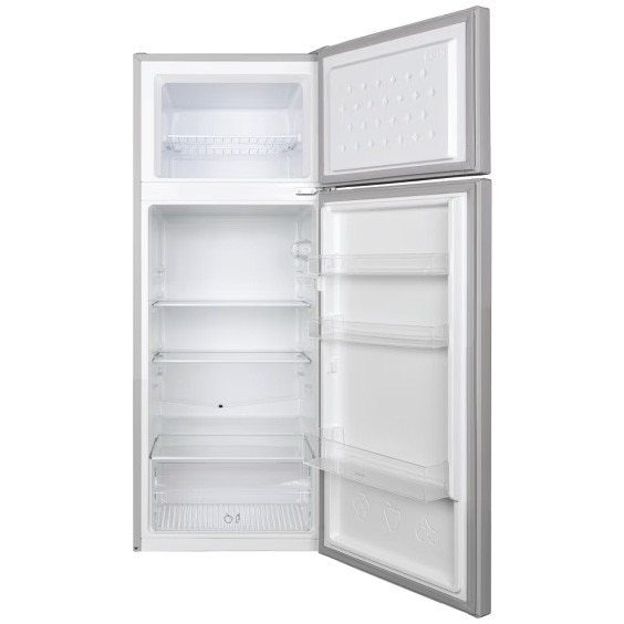 Frigider cu doua usi Candy CDG1S514ES, 211 l, H 143 cm, Clasa E, argintiu