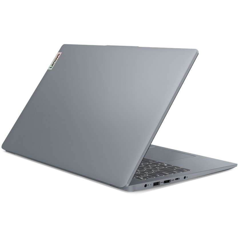 Laptop Lenovo IdeaPad Slim 3 15AMN8 cu procesor AMD Ryzen™ 5 7520U pana la 4.3GHz, 15.6" Full HD, 16GB LPDDR5 RAM, 512GB SSD, AMD Radeon™ 610M Graphics, No OS, Arctic Grey