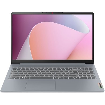 Laptop Lenovo IdeaPad Slim 3 15AMN8 cu procesor AMD Ryzen™ 5 7520U pana la 4.3GHz, 15.6" Full HD, 16GB LPDDR5 RAM, 512GB SSD, AMD Radeon™ 610M Graphics, No OS, Arctic Grey