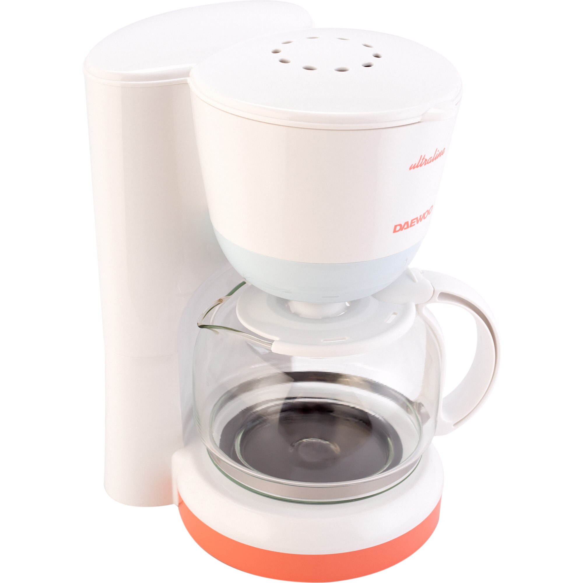 Cafetiera, 900 W, 1.25 litri, capacitate 15 cesti, filtru permanent extractabil, functie mentinere la cald, indicator nivel apa, alba