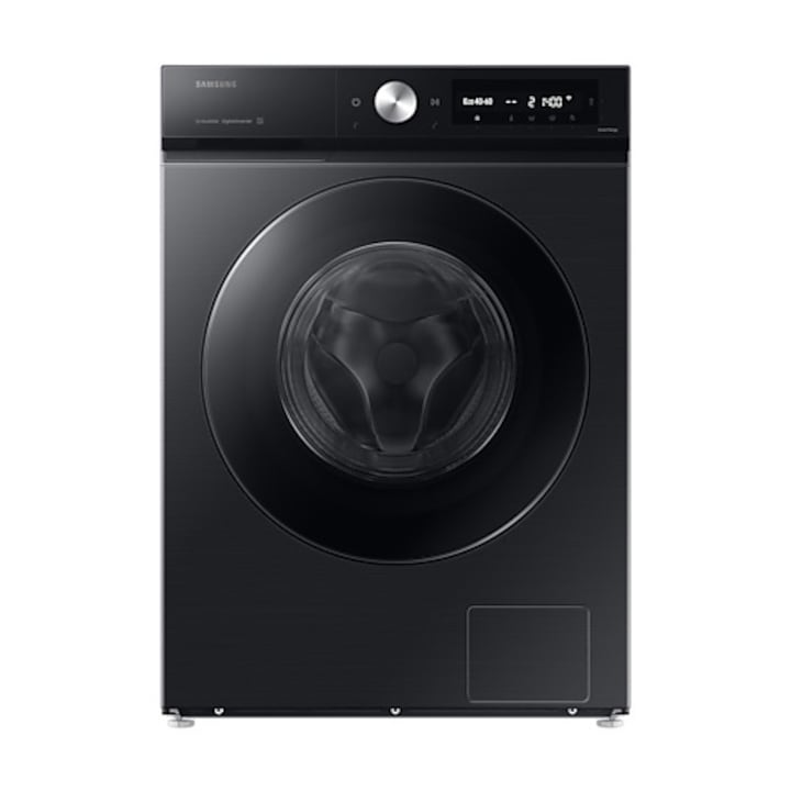 Masina de spalat rufe Samsung Bespoke AI WW90DB7U94GBU4, 9 kg, 1400 rpm, Clasa A, AI Wash Auto Dosing, AI Ecobubble, Super Speed 39 min, AI Energy, Wifi, negru