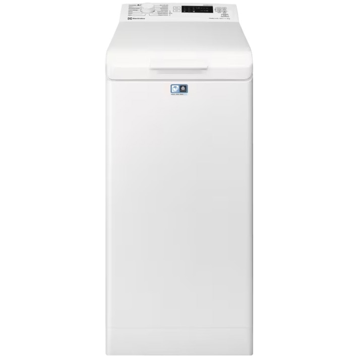Masina de spalat rufe cu incarcare verticala Electrolux EW2TN5261FE, 6 kg, 1200 rpm, Clasa D, Tehnologie AutoSense, Display LED. Alb
