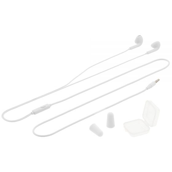 Tellur Fly In-Ear Headphones με Noise Reduction Memory Foam Ear Plugs Ακουστικά σε λευκό χρώμα (TLL162152)