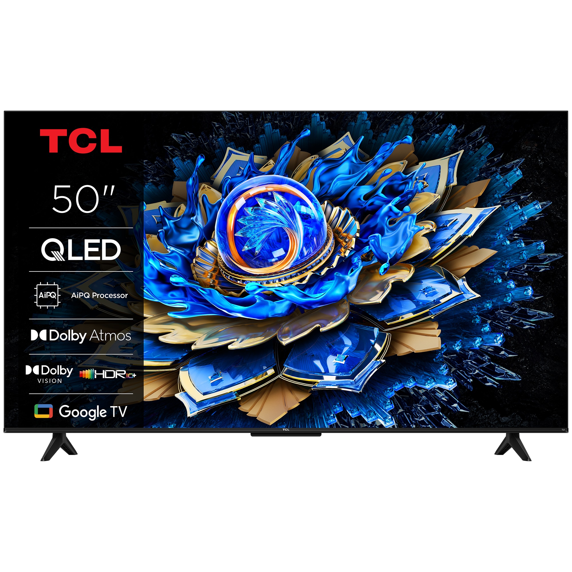 Televizor QLED TCL 127cm 50" 50T69C, Ultra HD 4K, Smart TV, WiFi, CI+