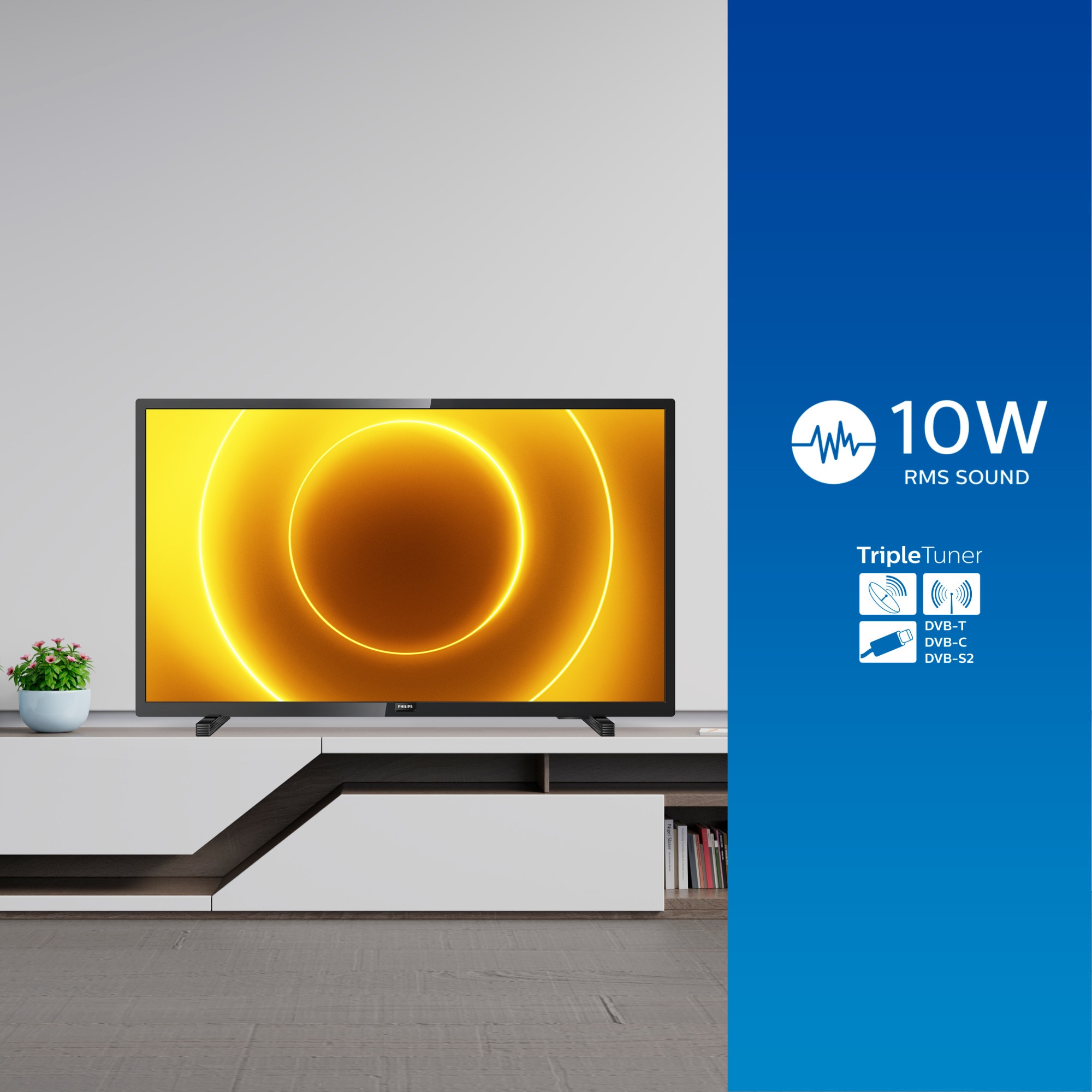 Televizor Philips LED 32PHS5505, 80 cm, HD, Clasa E