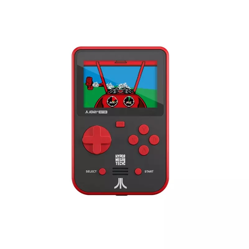 Consola, Hyper Mega Tech, Retro Gaming, 2.8" IPS, Atari Edition, Rosu
