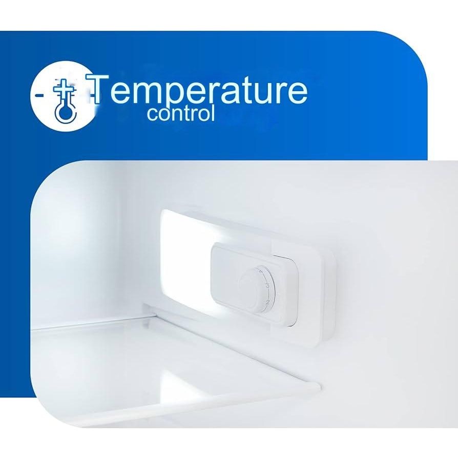 Frigider incorporabil Exquisit, capacitate totala 205 litri, H 145 cm, congelator 4 stele, compresor Inverter, compartiment pentru fructe si legume, 4 rafturi din sticla, iluminat interior LED, control mecanic de temperatura, picioare ajustabile, alb