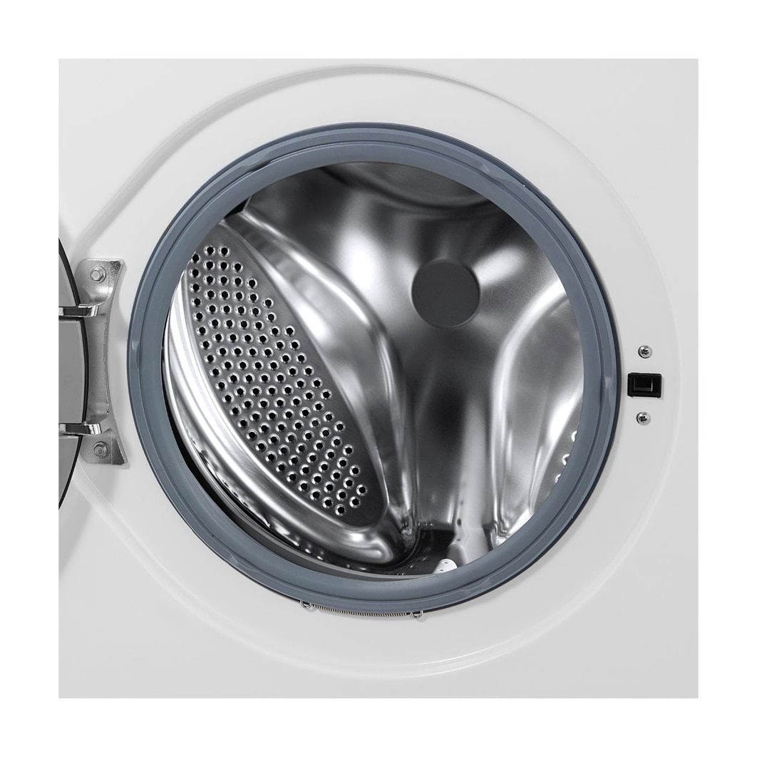 Masina de spalat rufe LG F2J3WSBWE, 6,5 kg, max. 1200 rpm, Masina de spalat cu abur, Design ingust, Clasa energetica E, Alb