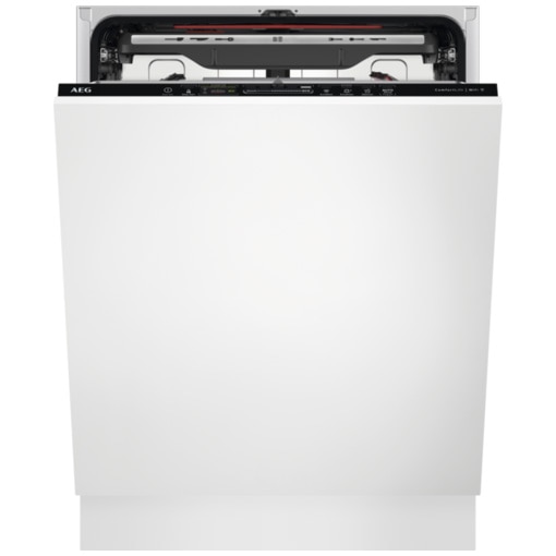 Masina de spalat vase incorporabil AEG FSK94858P, 14 seturi, 8 programe, Comfort Lift, AirDry, Wi-Fi, Iluminare interioara, Time Beam, Motor Inverter, Clasa C, 60 cm