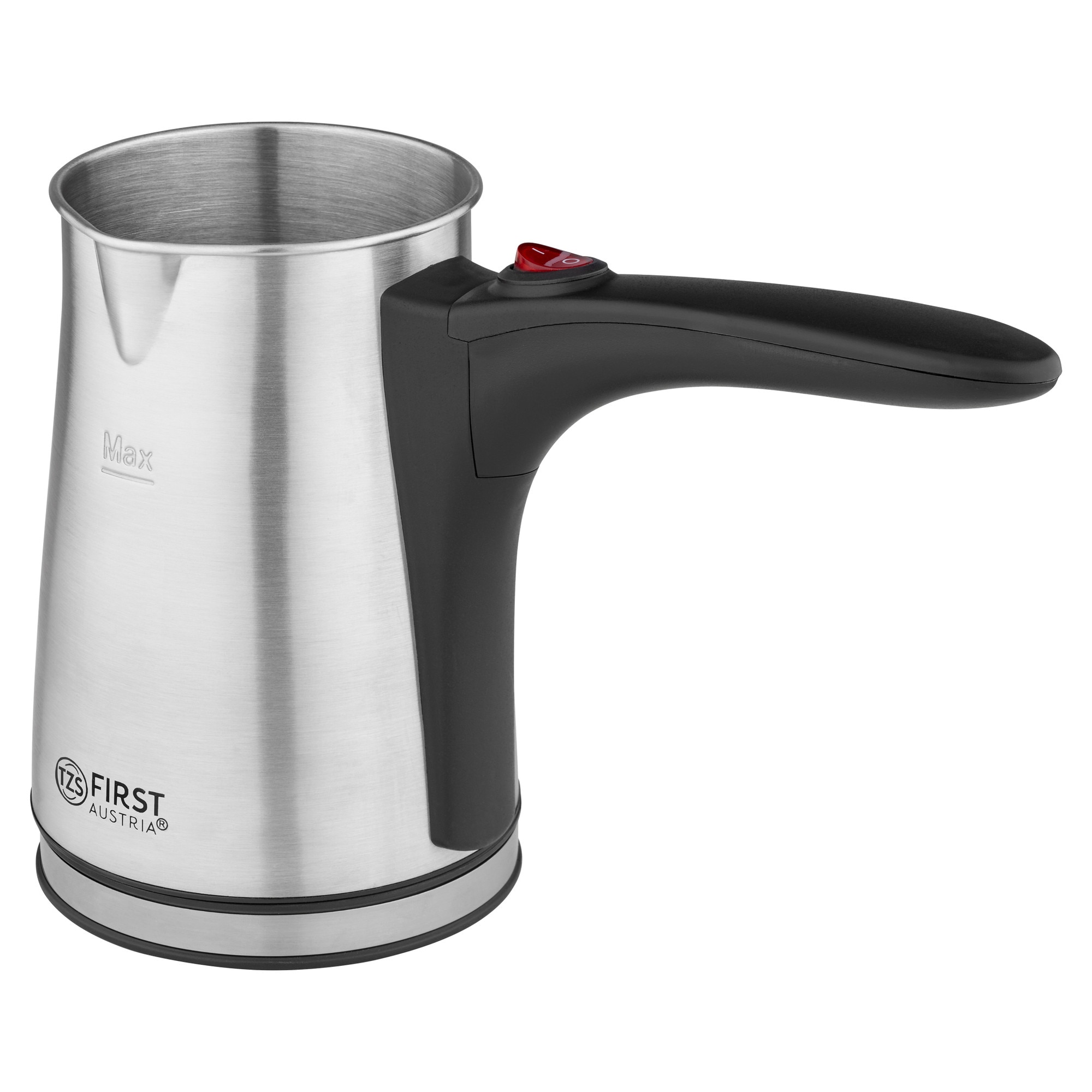 TZS First Austria Aparat electric de cafea turcească - 0,4 litri, 800 W, Aparat mokka, Aparat espresso, Fierbător apă