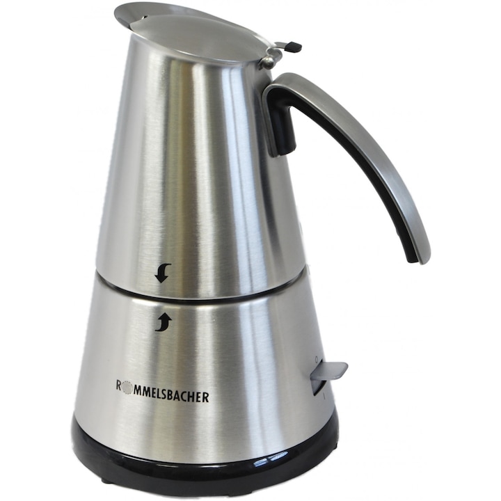Cafetiera EL Presso mini, otel inoxidabil, 365W, oprire automata, Rommelsbacher, EKO364/E