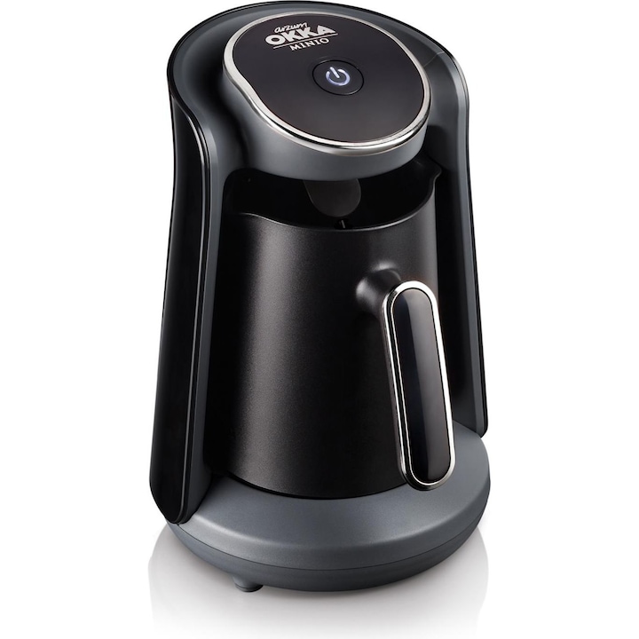 Cafetiera Arzum Okka Minio OK004-s, 480 W, 0.3 l, Negru/Argintiu