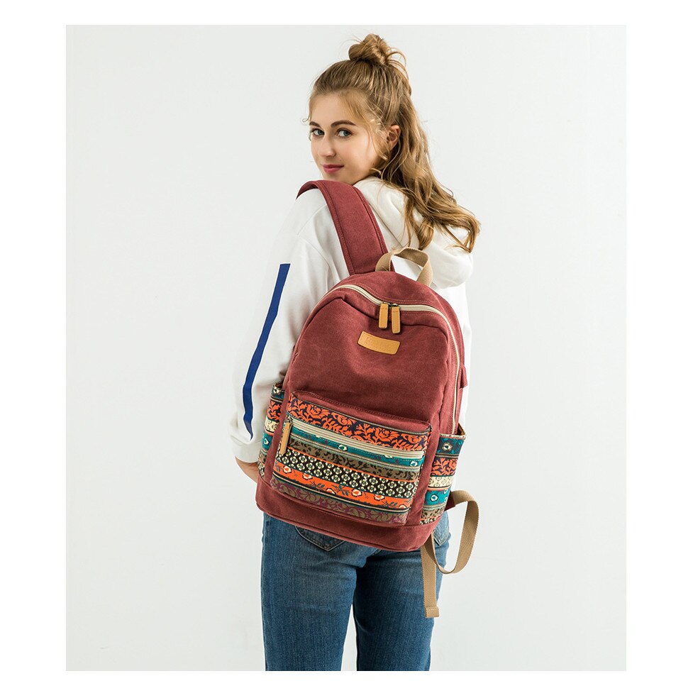 Rucsac Laptop, Kinmac, Red Bohemia, 15.6"