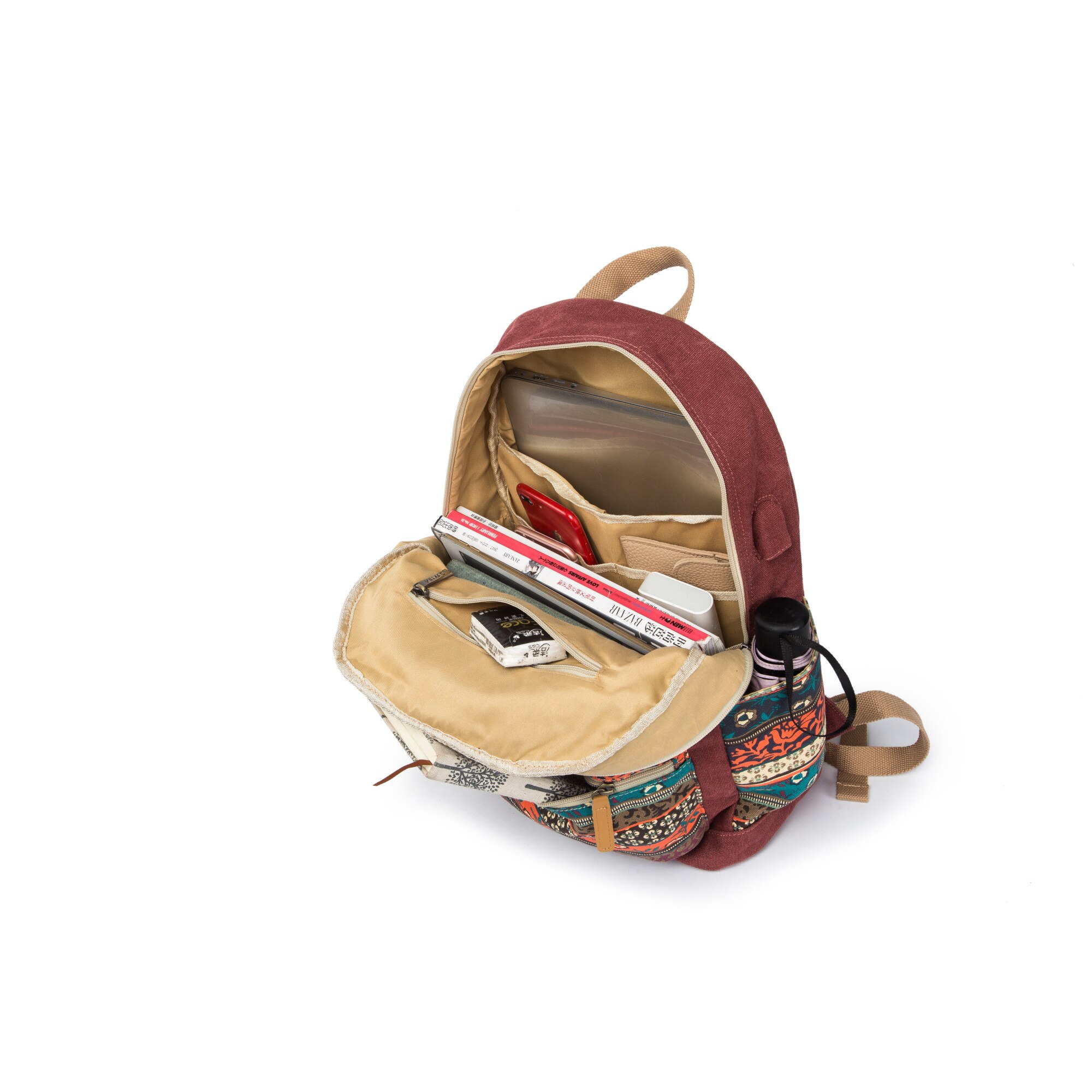 Rucsac Laptop, Kinmac, Red Bohemia, 15.6"