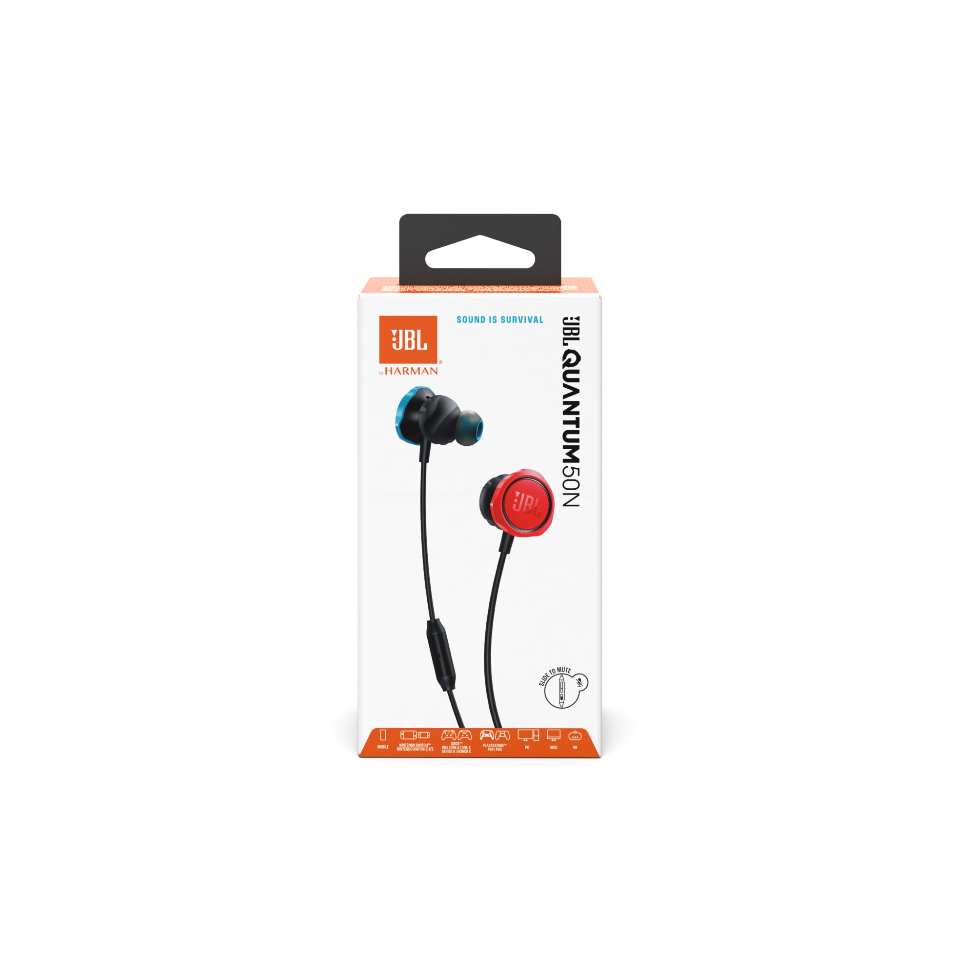 Casti gaming JBL Quantum 50N, cu fir, negru