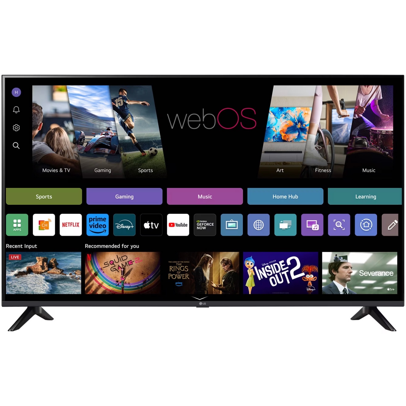 Televizor LG LED 65UA73003LA, 164 cm, Smart, 4K Ultra HD, Clasa F (Model 2025)
