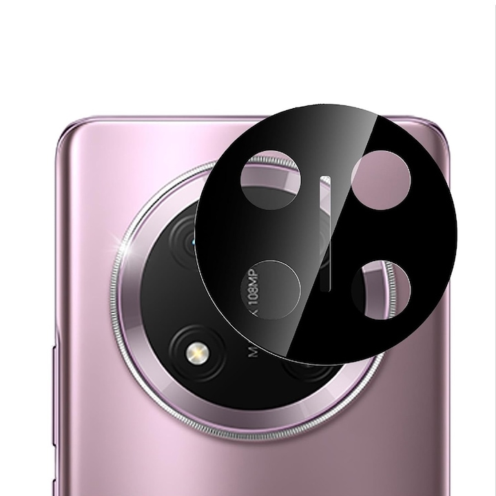 Folie de protectie tempered glass camera pentru Honor Magic 7 Lite / X9C black