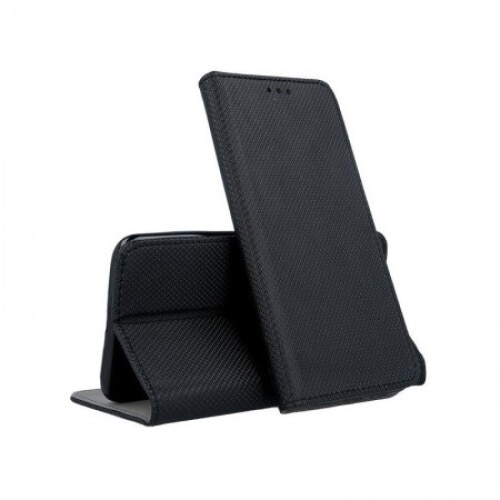 Husa Smart Book Case compatibila cu Samsung A16 4G/ A16 5G, cu inchidere magnetica, piele ecologica, Negru