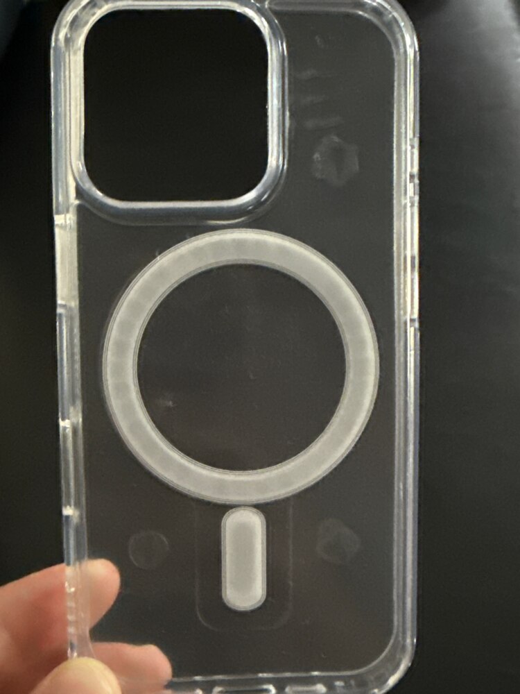 Husa compatibila cu Incarcare Magsafe pentru pentru Apple iPhone 16 Pro, CASEY STUDIOS™, Transparent, de Protectie, Slim, pentru Incarcare Wireless, Margini Ridicate pentru Protectia Ecranului si a Camerelor